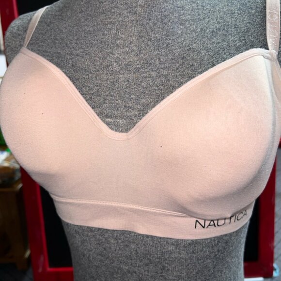 Nautica Intimates Women 38C Solid Nude Wired Padded‎ Adjustable Strap Bra (GS1)) - Picture 1 of 4